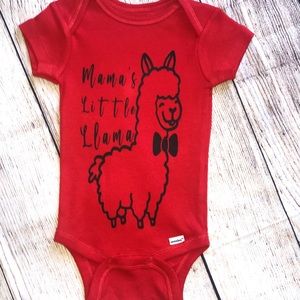 Mamas little llama baby onsie 🦙